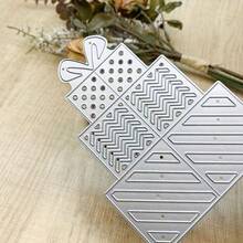 Scrapbooking Die-Cuts For Card Making, Christmas Metal Cutting Dies, Paper Craft Punch Template, Background Embossing Stencils, DIY Album Decor - DX898 - View 2