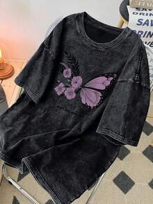 Women T-Shirts - 黑色 - 查看 3