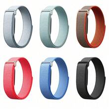سوار معصم متوافق مع Air Straps، إكسسوارات، حزام ساعة رياضي من النايلون ل- Air Bands، سوار حلقة، حزام نشط قابل للتنفس، متتبع لياقة بدنية - لجهاز  Fitbit Air - مشاهدة 3