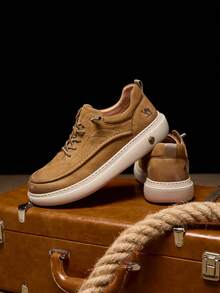 CAMEL CROWN Men's Outdoor Running Shoes, Summer Anti-Slip Comfortable Casual Versatile Jogging Sports Shoes - Khaki - View 2