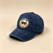 1pc Men's Gothic Pattern Embroidered Baseball Cap, Adjustable, Suitable For Outdoor Activities, Hiking And Casual Daily Wear - Multicolor - View 12