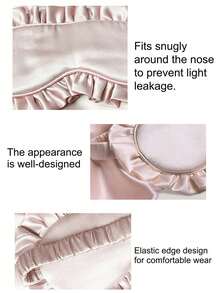 2pcs Kawaii Pink Eye Mask, Cute Cartoon Face Plush Sleeping Mask For Women, Soft Comfortable Blindfold For Travel, Home Sleep Accessories - Multi-color - View 8