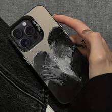Phone Case: C70 Black Vitality Case With Couple's Kiss Design, Compatible With IPhone 15 Pro Max/14 Plus/13 Pro Max/12/11/7/7 Plus/IX/XR/XS Max - 透黑 - 查看 2