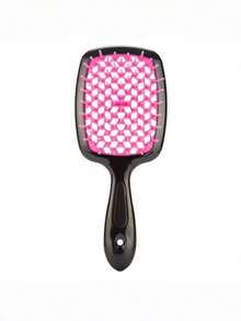 1pc Ultra-Fine Fiber Bristle Comb, Nylon Bristle Quick-Dry Hair Brush, Water-Absorbing Styling Tool, Suitable For Wet Hair Salon - Multicolor - View 4