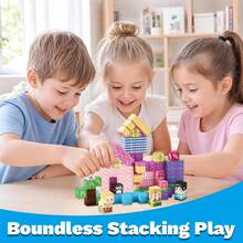 48/200pcs Magnetic Building Blocks Toy, Swimming/Pool Party Sensory Educational Toy, Suitable For Children 3 Years And Above, Great Birthday And Back To School Gift, Random Color/Style ﻿ - Multicolor - View 5