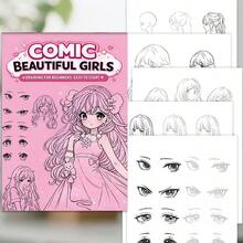 Anime Cute Girl Character Sketching Beginner Collection: Learn To Draw Cute Girl Characters And Glasses. Includes Clear Outline Templates And High-Quality Sketching Paper - Designed For Beginner Artists And Manga Illustrators, Providing Detailed Step-By-Step Instructions - Suitable For Home Learning, Art Classes And Professional Practice. - Single Piece - View 8