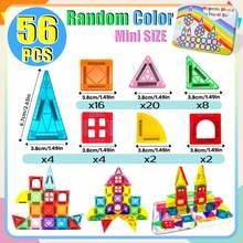 Magnetic Blocks Travel Set STEM Educational Toys For Boys, Learning Toys,Magnetic Building Blocks Set With Iron Box For Car Airplane , Magnetic Construction, Creative Educational Assembly Gift For Boys And Girl ﻿ ﻿ ﻿ - Multicolor - View 9