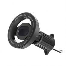 Car Phone Holder MagSafe Strong Magnetic Suction 360° Adjustable Air Vent Hands-Free Phone Mount Compatible With 17-12 And All Smartphones Black - A - View 10