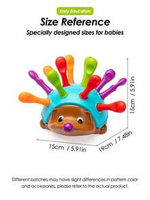 Children's Early Education Hedgehog Puzzle Toy, Baby Fine Motor Skills Training Toy, Children's Concentration And Hand-Eye Coordination Puzzle Toy - Multicolor - View 8