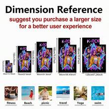 1pc Multi-Color K-POP Girl Group Star Print Beach Towel, Ultra-Fine Microfiber Material, Quick-Drying Soft Absorbent, Suitable For Bathroom, Beach, Pool, Gym, Multi-Purpose Versatile Bath Towel - Baby Pink - View 4