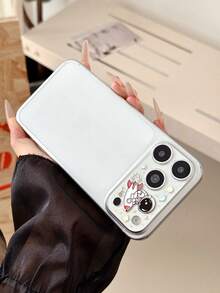 1pc Cute Astronaut Rocket Cartoon Print Full Coverage 9H Hardness Camera Lens Protector, Compatible With IPhone 18promax/18Pro/17promax/17pro, Space Planet Pattern, Anti-Oil, Anti-Drop, Anti-Explosion, Bubble-Free, Auto-Adsorption, Easy Installation Protective Film - Clear - View 6