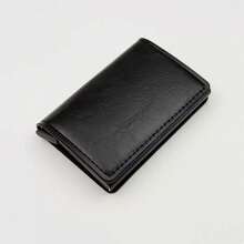 Men's Wallet - Tri-Fold Design With Multiple Card Slots And Snap Closure - Portable Card Holder With Separate Coin Pocket - Multicolor - View 13