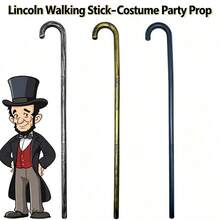 Halloween Magician Scepter Staff, Plastic Party Performance Costume Prop, Black Scepter - Multicolor - View 1