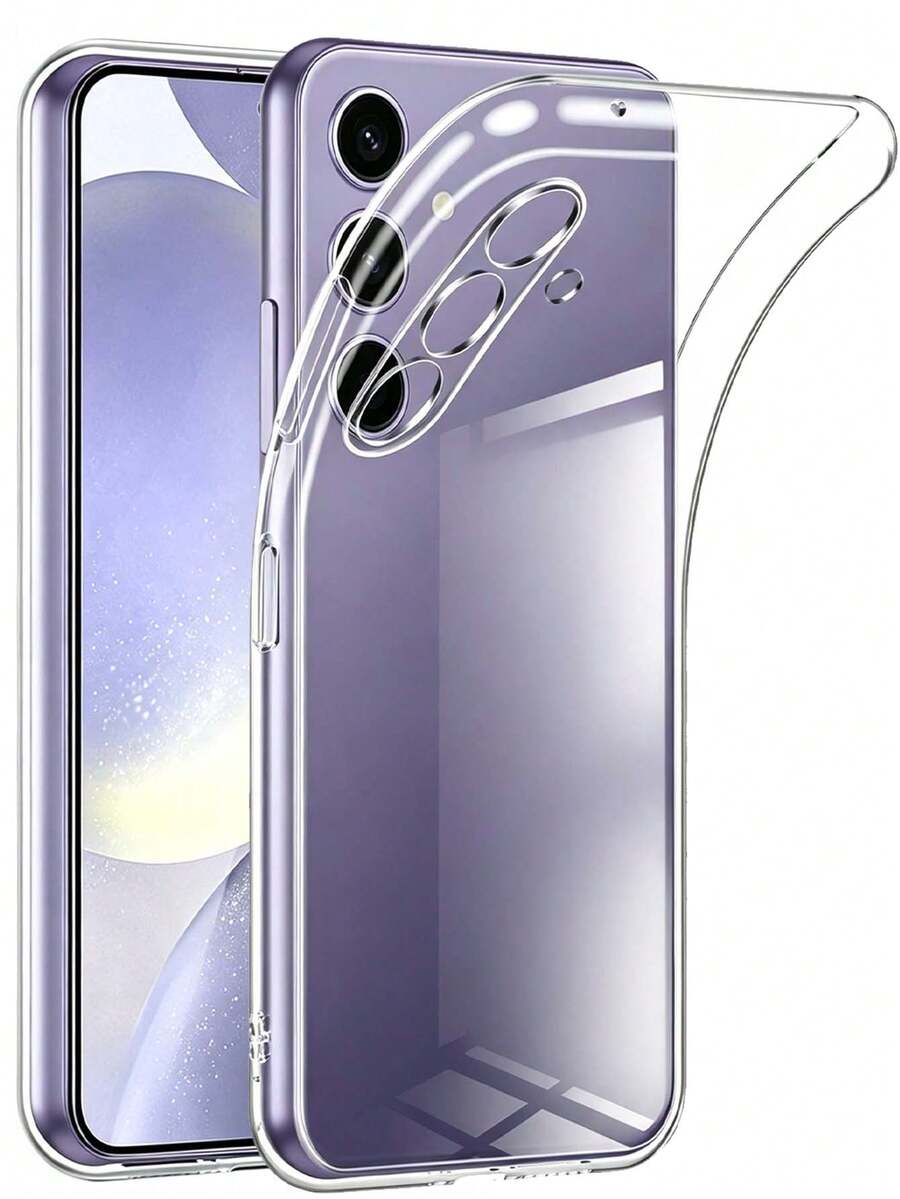Clear Case Compatibility With Galaxy Phone,Camera Lens Full Protection,Transparent Anti-Scratch Non-Yellowing Ultra Slim Fit Shockproof Drop Protection Phone Cover - Clear - View 1