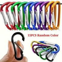 Carabiner Backpack Water Bottle Quick Clip Multi-Function D-Shaped Spring Hook Outdoor Climbing Hook - One Size - View 9