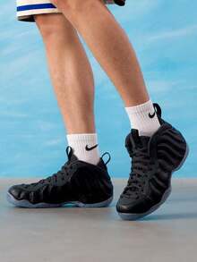 Nike Men's Casual Shoes AIR FOAMPOSITE ONE Comfortable Daily Commute Sports Shoes HF2902-002 - Black/Black/Dark  Grey - View 11