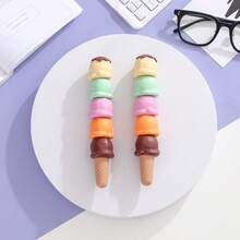 5 Warna 1 buah Stabilo Motif Es Krim, Kerang, dan Hati yang Lucu untuk Menandai Poin Penting dan Menggambar, Cocok untuk Perlengkapan Belajar Siswa, Dapat Digunakan untuk Mencoret-coret, Mewarnai, Menulis Jurnal, Menandai dan Menulis, Perlengkapan Sekolah Penting untuk Siswa - A - View 15
