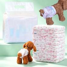 20Pcs Disposable Dog Diapers For Female Dogs, Comfortable Breathable Disposable Dog Panties Leak-Proof Absorbent Pet Pads - Female Dog - View 2