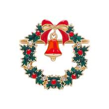 1/6 cái vòng khuyên khăn ăn màu vàng sang trọng - phụ kiện trang trí bàn đa năng cho Giáng sinh, Lễ Tạ ơn, Lễ Phục sinh & sinh nhật - Nhiều màu - Xem 22