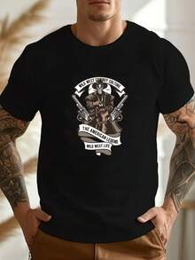 Men T-Shirts - Black - View 6