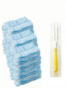 30pcs-1pc Disposable Duster Refills, Static Duster Head Refills - Easily Removes Dust From Electronics, Furniture, Blinds, And Fans - (Handle Not Included) - Cleaning Supplies, Cleaning Accessories - Multicolor - View 15