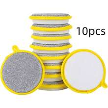 Double-Sided Dishwashing Sponge, Double-Sided Kitchen Cloth, Cleaning Sponge, Pot Scrubbing Sponge, Multi-Purpose Absorbent Sponge, Dish Cleaning Brush, Durable Reusable Kitchen Cleaning Sponge, Kitchen Supplies, Home Products - Multiple Styles - View 12