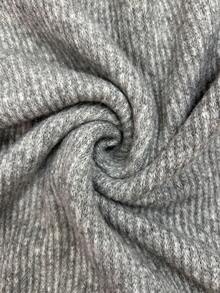 Women's Wool Blend Knit Pullover Sweatshirt, Wool Sweatshirt Crew Neck Sweatshirt, Fall Clothes Fall Outfit For Women, Vacation Outfits, Fall Style, Fall Clothes, Winter Clothes C - Grey - View 5