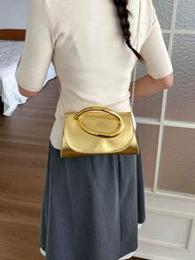 High-End Exquisite Fashion Elegant Women's 2026 New Chain Crossbody Bag - Gold - View 6