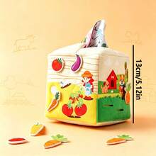 Infant Tissue Box Toy, Color Recognition, Shape Cognition, Parent-Child Interaction, Develop Hand-Eye Coordination, Perfect Gift For Baby - Multicolor - View 5