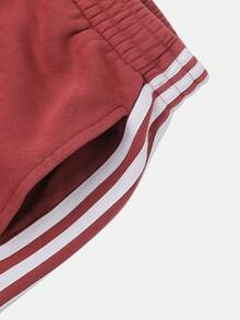Adidas Originals Women's KNIT JORTS W Mid-Length Knit Shorts LE7123 - Burgundy - View 6