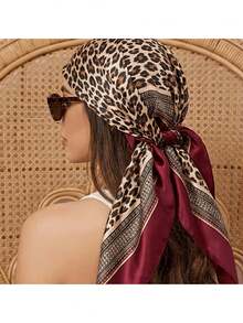 1 buah Jilbab Motif Paisley Gaya Bohemian, Jilbab/Selendang Pelindung Matahari yang Modis, Cocok untuk Pemakaian Sehari-hari dan Liburan - MultiWarna - View 3
