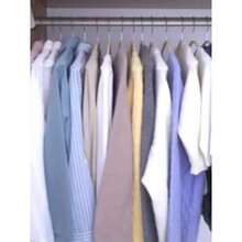 5pcs Heavy Duty Space-Saving Hangers - 5 In 1 Multi-Layer Metal With Foam Padding, Polished Surface, Perfect For Coats, Sweaters, Suits And T-Shirts, Clothes Hangers - Multicolor - View 10