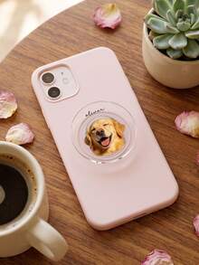 1pc Custom Photo And Text Phone Grip,Personalized Phone Stand Gift For Mom, Dad,Custom Phone Accessory - Multicolor - View 10