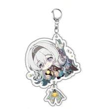 ‌Honkai Star Rail‌ Official Authentic Game Character Acrylic Keychain Pendant, Double-Layer High-Quality Acrylic, Cute Pattern Design, Suitable For Fans As Decoration Or Gift, Kafka, March 7th, Dan Heng - Multicolor - View 11