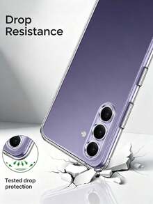 Clear Case Compatibility With Galaxy Phone,Camera Lens Full Protection,Transparent Anti-Scratch Non-Yellowing Ultra Slim Fit Shockproof Drop Protection Phone Cover - Clear - View 3