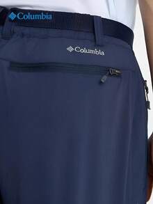Columbia Celana Panjang Kasual Pria Tahan Air, Elastis, dan Perlindungan Matahari UPF50 untuk Aktivitas Luar Ruangan - Royal Blue - View 5