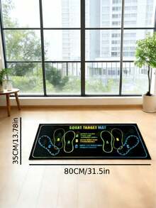 Silicone Non-Slip Yoga Mat, Home Fitness Exercise Mat, Suitable For Men And Women, Ideal For Squat Training - Multicolor - View 6