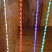90x180CM Acrylic Material 20 Lines Beaded Curtain, Multi-Color Optional Rainbow Crystal Bead Curtain, Hanging Doorway Screen Divider For Indoor Home Wedding Party Decor - Multicolor - View 10