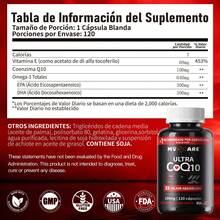 Suplemento de CoQ10 100 mg, CoQ10 Soluble en Agua y Grasa. Absorción Máxima Garantizada,antioxidante, beneficioso para la salud del corazón y la producción de energía, Suplemento de coenzima Q10 - MVPCARE 120 cápsulas blandas - Una botella - Ver 11