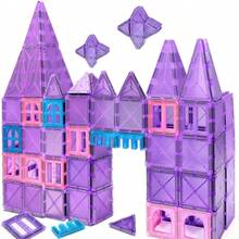 Magnetic Building Blocks 40/60/100pcs Magnetic Construction Blocks Set STEM Stacking Blocks Montessori Learning Toy Gift Suitable For Children 3 Years And Above Boys Girls Kindergarten Preschool Toy Mixed Colors - Multicolor - View 8