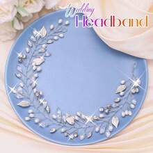 1pc Casual Party Elegant ABS Plastic (ABS Resin) Headband Bridal Wedding Hair Accessory For All Seasons - Multicolor - View 9