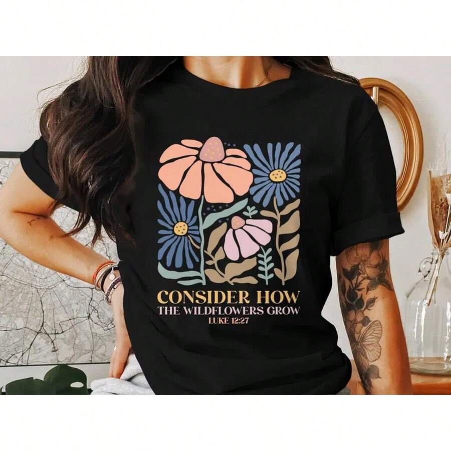 Women Sports Tees & Tanks - 黑色 - 查看 1
