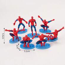 7pcs/Set Dolls, Avengers Superheroes, Car Decorations, Creative Doll Decorations, Desktop Car Decorations, Suitable For Birthday Gifts New Year's Gift, Valentine's Day Gift, Easter Gift.(Stochastic Style) - A - View 9