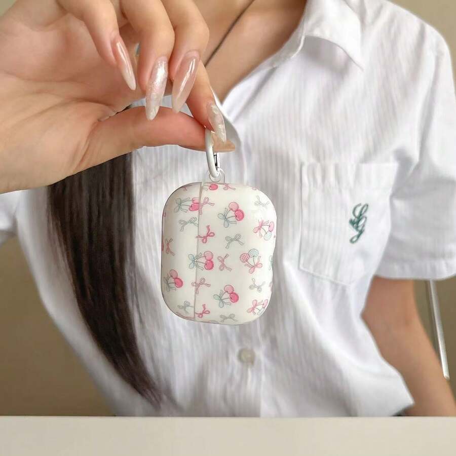 Minimalist Small Bow Earphone Case - Multicolor - View 1