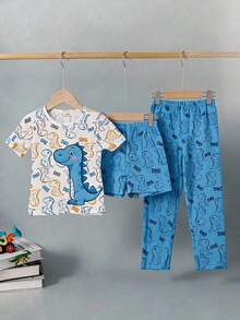 Young Boys Pajamas - Multicolor - View 6