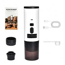 Portable Capsule Coffee Machine, Electric Heating Pump Pressure Espresso Coffee Maker, Compact Mini Home Office Outdoor Camping Coffee Machine, Ideal Holiday Gift - Italian style extraction coffee machines - View 17