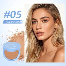 Water-Resistant Pressed Powder, Oil-Control Setting Powder, Matte Finish Powder, Long-Lasting Sweat-Proof Formula, Pore-Blurring Soft Focus Effect, Lightweight Fine Powder, Creates Natural Smooth Matte Makeup Look, Perfect Makeup - Multicolor - View 9