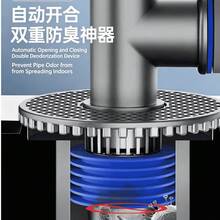 Multi-Port Floor Drain Pipe Splitter, Anti-Odor Sewer Connector For Washing Machine & Basin, Universal Bathroom Drainage Adapter - Multi-color - View 10