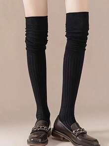 1/4 Pairs Women's Over-The-Knee Socks, Spring/Autumn/All-Season Long Socks, Maternity High-Tube Socks, Non-Slip And Non-Constricting - Multicolor - View 3