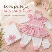 Baby Girls Rompers - paslı gül - Görünüm 5